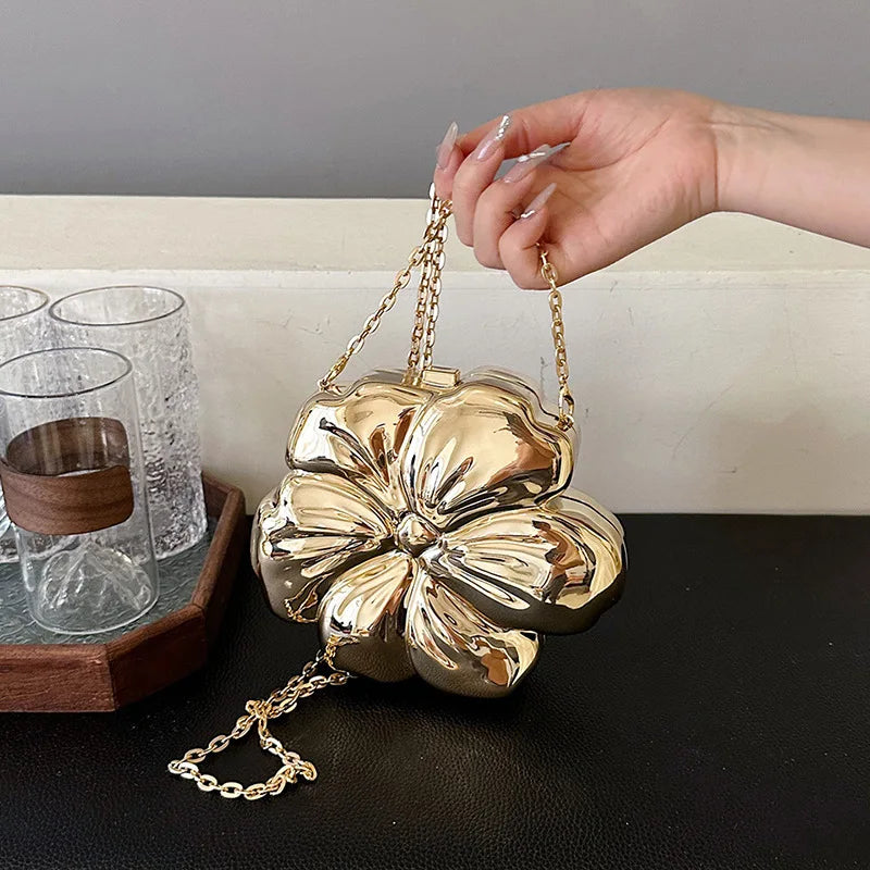 Mini Flower Vase Crossbody Party Bag for Women